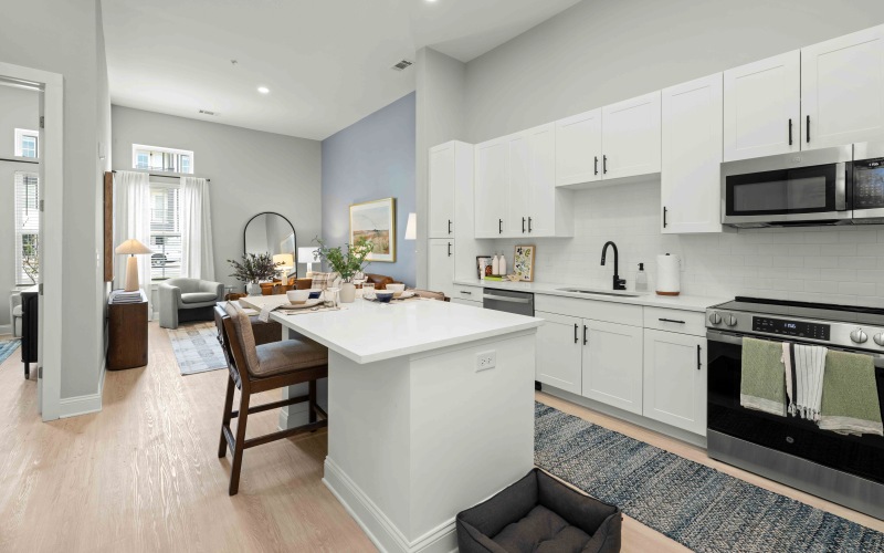 Spacious kitchens with thoughtful details